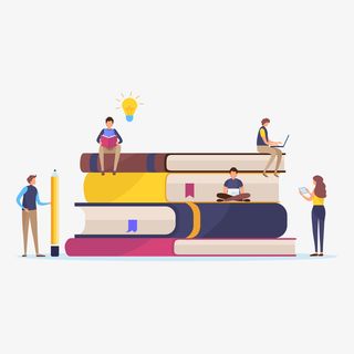 迷你人物老师在线培训免抠