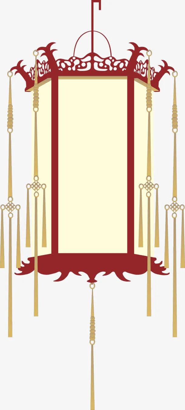 大气可爱手绘灯笼创意免抠