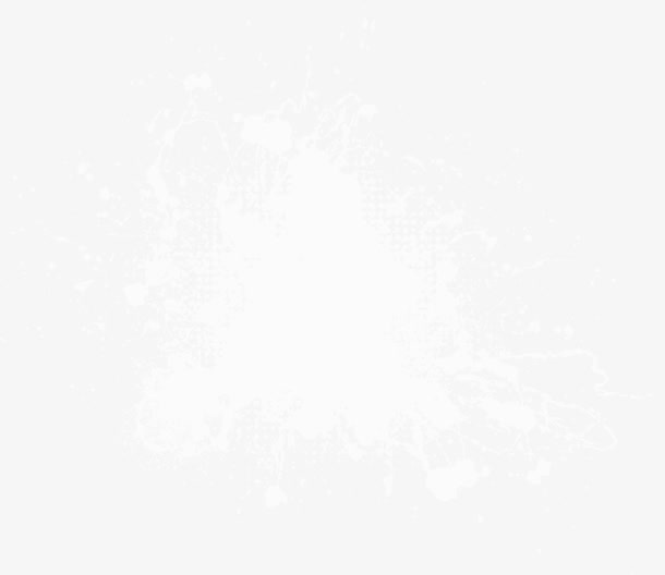 白色清新墨迹免抠