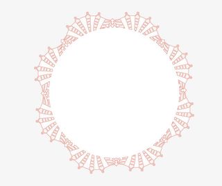 圆形适合纹样图案免抠