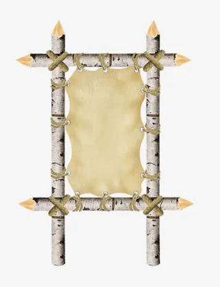 创意纸张标签免抠