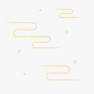 祥云 金色 国潮 金色祥云免抠