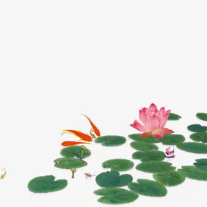 中国风之荷叶免抠