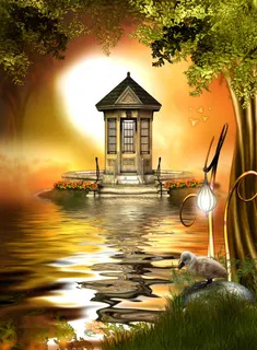 梦幻卡通风景免抠 梦幻卡通风景免抠