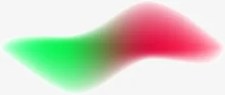 彩色梦幻弧形免抠