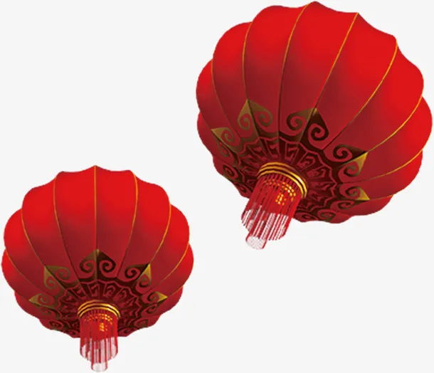 中国装饰元素灯笼免抠