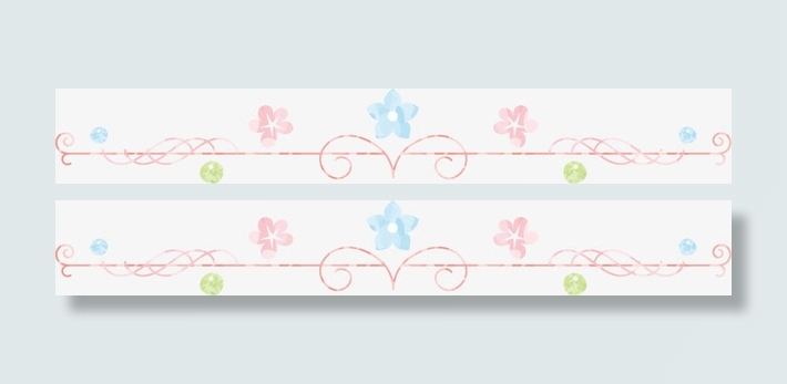 矢量图水彩花朵边框免抠