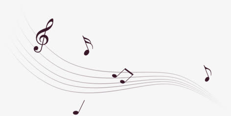 音乐 音符 五线谱免抠