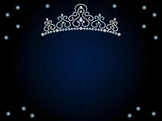 矢量女神公主女皇皇冠背景素材高清