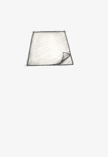 素描纸张免抠