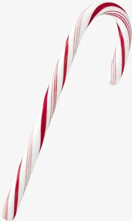 圣诞节拐杖免抠