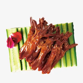 酱香卤味鸭舌头免抠