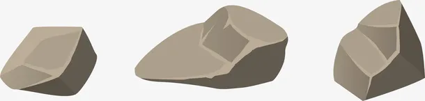 石头 石头碎片 石子 碎石免抠
