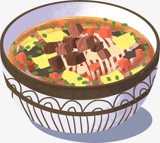 酸汤面免费下载PNG格式卡通手绘免抠