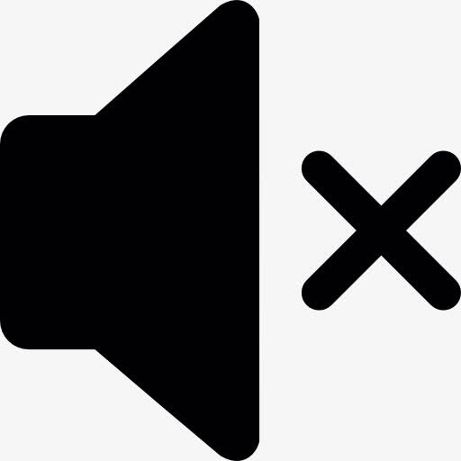 静音音量界面符号图标免抠