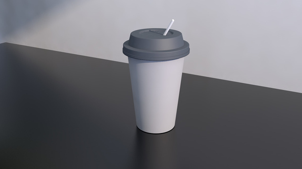 c4d奶茶杯免抠