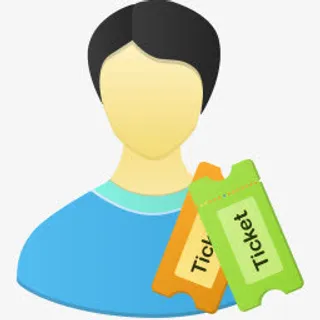 男士ticket商业简洁风格PNG图标免抠