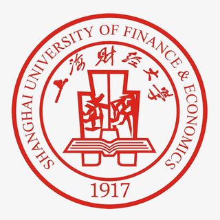 红色简约上海财经大学logo免抠