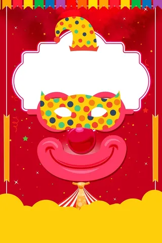 卡通四月一日愚人节促销宣传海报高清