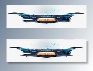 酷炫科技感播放器PSD免抠