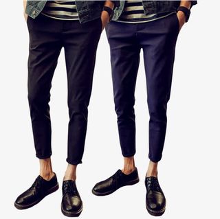 男士小脚裤免抠