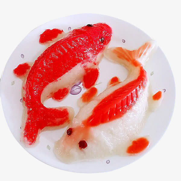 节日锦鲤年糕免抠