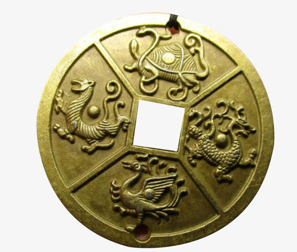 四神兽货币免抠