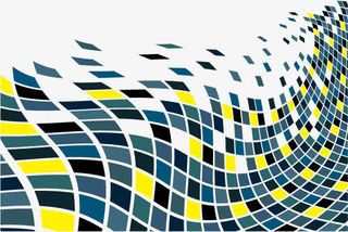 变形方块矢量图免抠