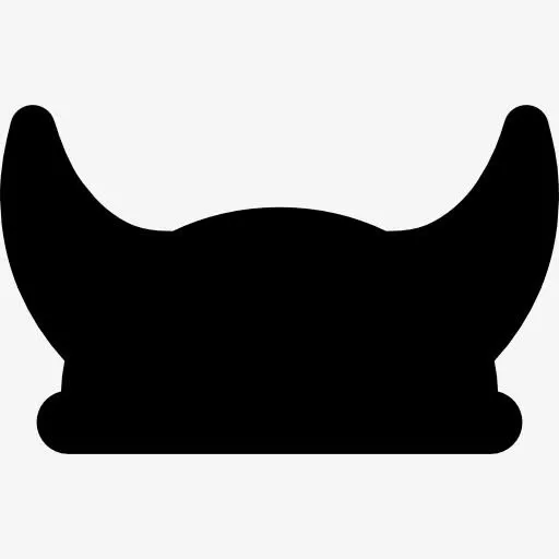 万圣节的魔鬼角图标免抠