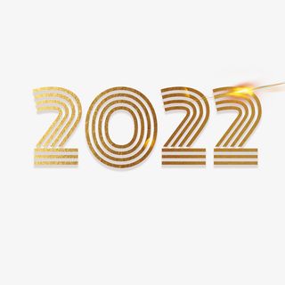 2022数字线条设计免抠