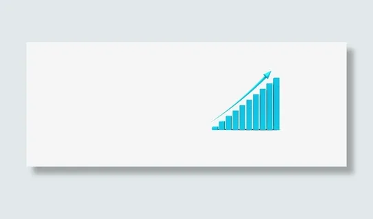 蓝色箭头阶梯图免抠