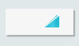 蓝色箭头阶梯图免抠