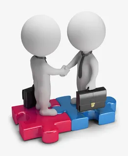 合作共赢元素免抠