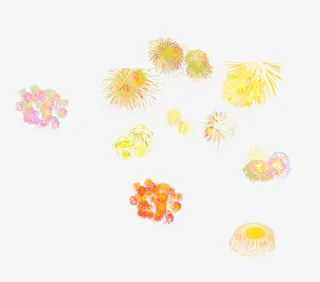各式庆祝烟花免抠