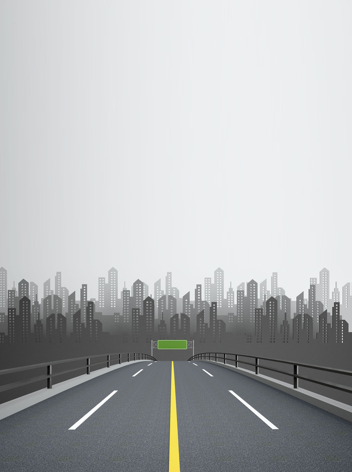 城市道路摄影平面广告高清