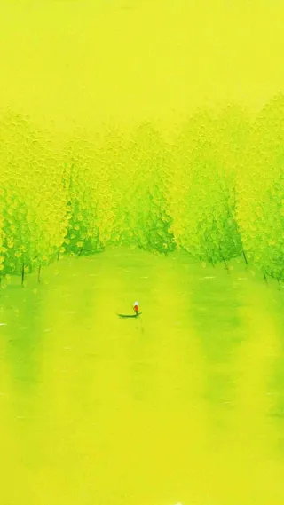 绿光森林H5背景高清