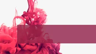 红色创意烟雾ppt模板免抠