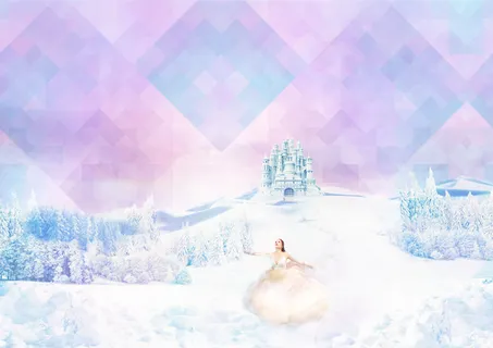 梦幻城堡背景海报素材高清