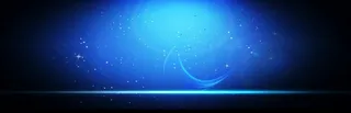 护肤品蓝色梦幻背景banner