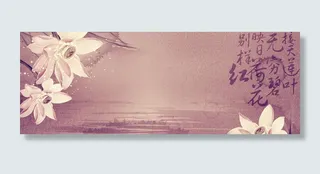 诗意小荷背景高清