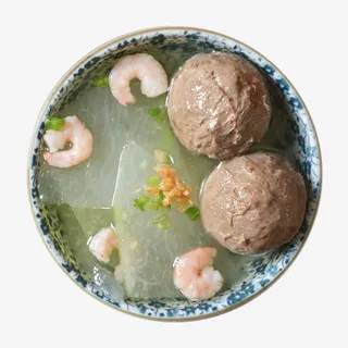 冬瓜牛丸汤免抠