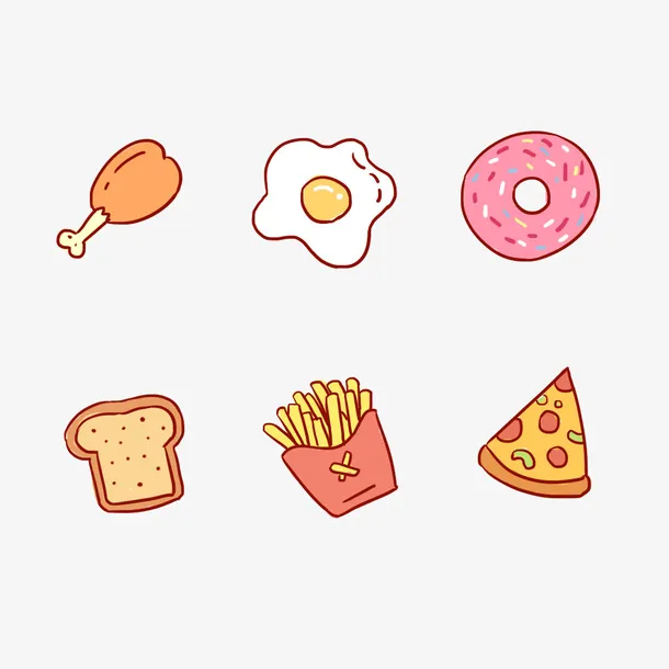 美食小图标屡免抠