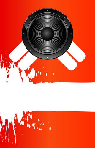 音箱音响动感喷溅潮流音乐海报背景高清