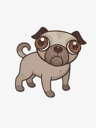 斗牛犬素材免抠