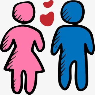 异性恋图标免抠