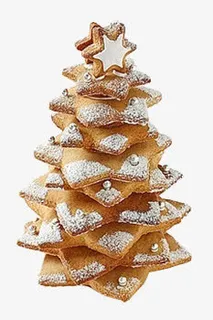 圣诞树饼干素材免抠