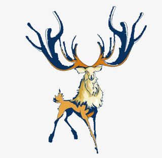 卡通麋鹿 装饰 元素 图标免抠