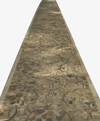 鹅卵石路免抠
