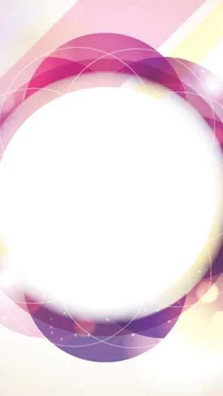 绚丽几何边框H5背景高清