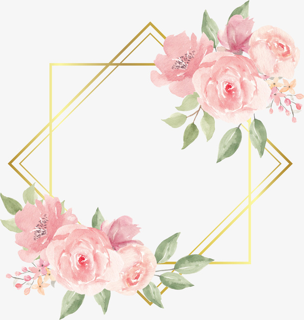 春天元素花朵边框臂贴胸贴AI源文件免抠手绘/卡通手绘元素